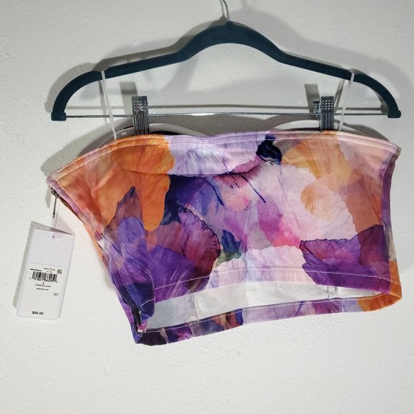 GUESS Carnivale Wash Bustier Crop Top L - Picture 4 of 7